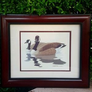 1980 Richard Sloan Canada Geese Framed Print